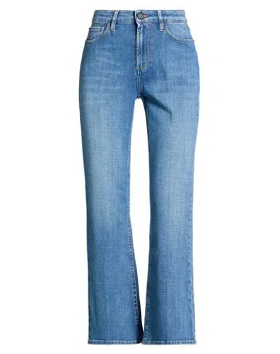 3x1 Nyc Woman Jeans Blue Size 25 Cotton, Elastomultiester, Elastane
