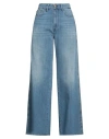 3x1 Nyc Woman Jeans Blue Size 28 Cotton In Blue