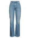 3x1 Nyc Woman Jeans Blue Size 29 Cotton In Blue