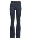 3x1 Nyc Woman Jeans Blue Size 31 Cotton, Elastane In Blue