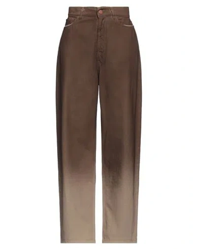 3x1 Nyc Woman Jeans Brown Size 29 Cotton