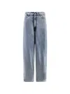 3x1 Patch-pocket Jeans In Blue