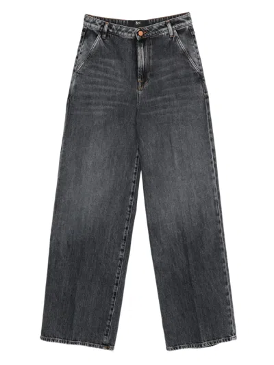 3x1 Pocket Cotton Jeans In Gray