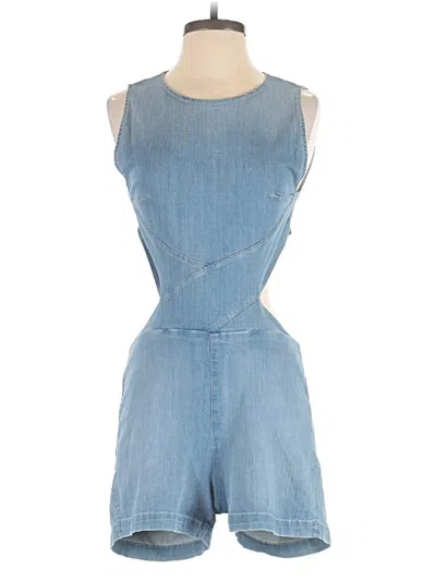 Pre-owned 3x1 Romper In Blue