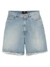 Shop 3x1 Skater Bermuda Shorts In Blue