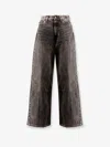 3x1 Acid-wash Wide-leg Jeans In Gray