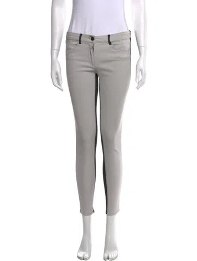 Pre-owned 3x1 Skinny Leg Pants In Black/grey