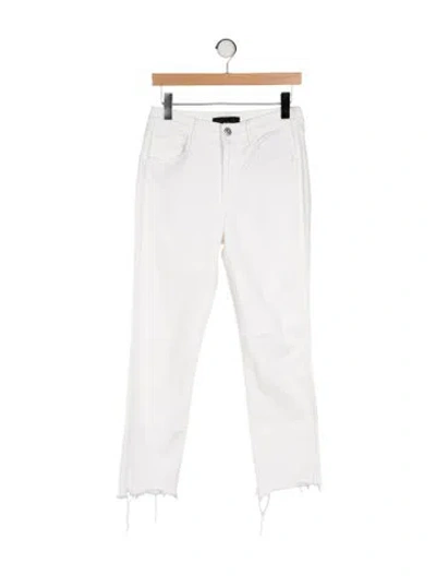 Pre-owned 3x1 Skinny Leg Pants In White