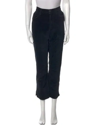 Pre-owned 3x1 Straight Leg Pants In Black