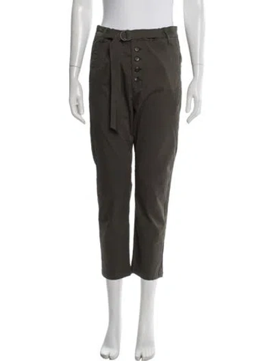 Pre-owned 3x1 Straight Leg Pants In Green