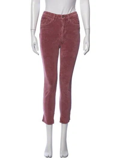 Pre-owned 3x1 Straight Leg Pants In Pink