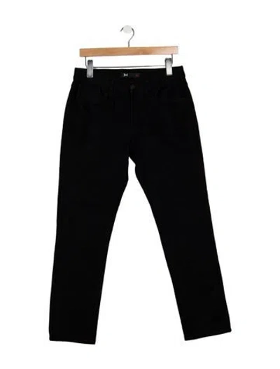 Pre-owned 3x1 Straight-leg Jeans In Black