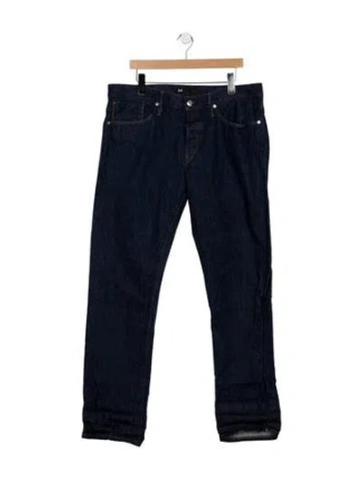 Pre-owned 3x1 Straight-leg Jeans In Blue
