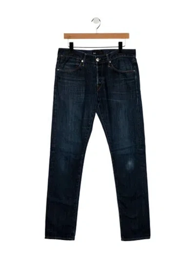 Pre-owned 3x1 Straight-leg Jeans In Blue