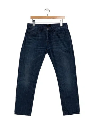 Pre-owned 3x1 Straight-leg Jeans In Blue