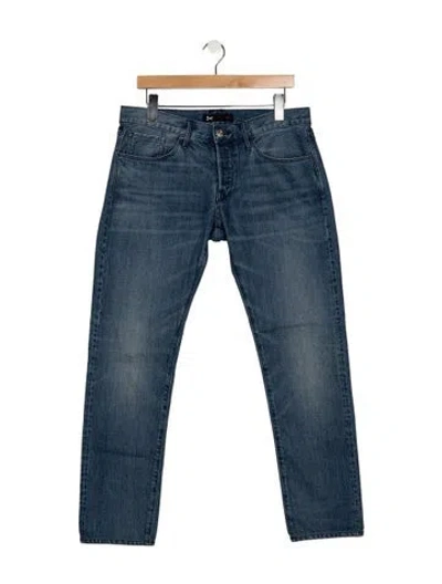 Pre-owned 3x1 Straight-leg Jeans In Blue