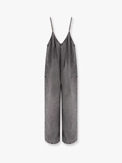 3x1 Taty Romper Grey Denim Jumpsuit. The Real Jean