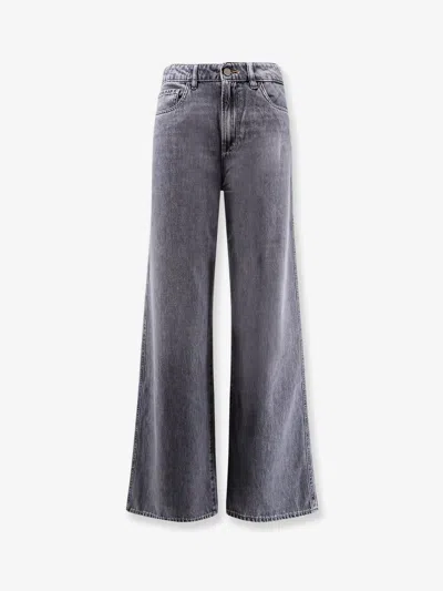 3x1 The Kat Cotton And Lyocell Jeans In Gray