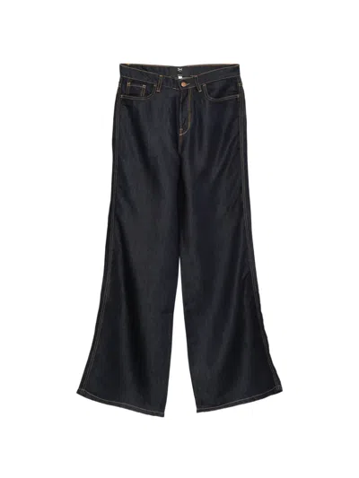 3x1 The Silk Kat Wide-leg Jeans In Blue
