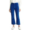 3x1 W5 Empire Crop Flare Pants In Blue In Blue
