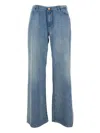 3x1 Blue Wide-leg Jeans