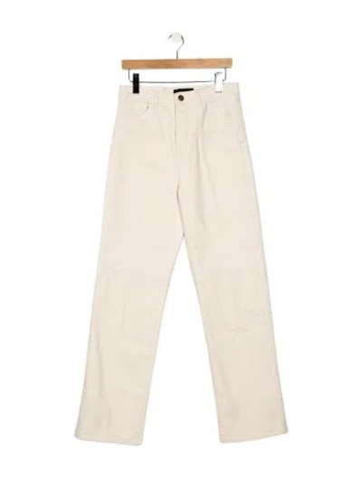 Pre-owned 3x1 Wide Leg Pants In Neutral
