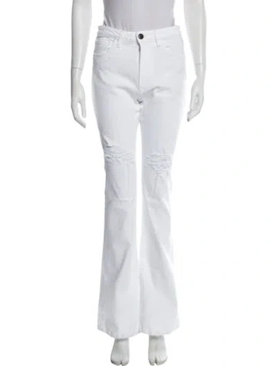 Pre-owned 3x1 Wide Leg Pants In White