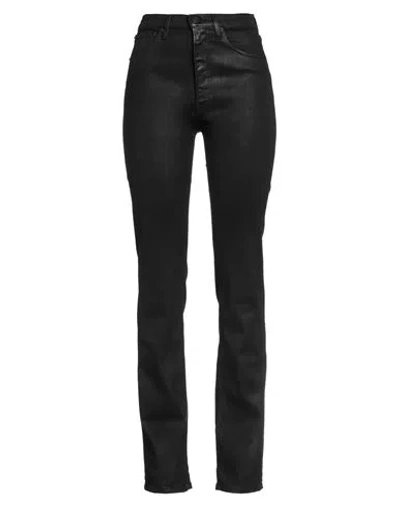 3x1 Woman Jeans Black Size 29 Cotton, Polyester, Lycra