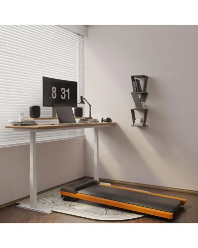 4 Supply 1hp Under Desk Walking Pad In Black