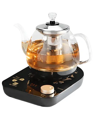 4 Supply 800ml Electric Glass Teapot In Transparent
