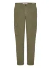40 Weft Aiko Cargo-pocket Regular Trousers In Green