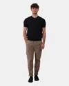 40 Weft Cargo Pants  With Coulisse - W908 Tan