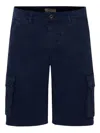 40 Weft Cargo Pocket Shorts In Blue