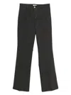 40 Weft Chevron-patterned Pants In Gray
