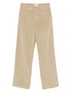 40 Weft Corduroy Palazzo Pants In Neutral