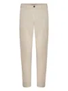 40 Weft Cuffed-hem Chinos In Neutral