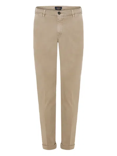 40 Weft Cuffed Trousers In Gold