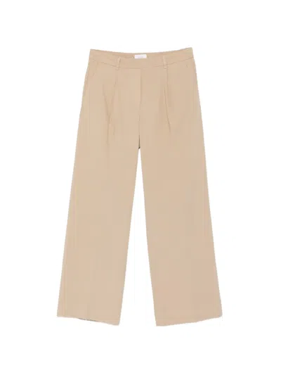 40 Weft Raissa Belt-loop Trousers In Brown