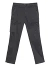 40 Weft Straight-leg Cargo Trousers In Gray