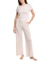 40 Winks 2pc Baby T-shirt & Pant Set In White