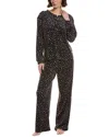 40 Winks 2pc Printed Pajama Set In Black