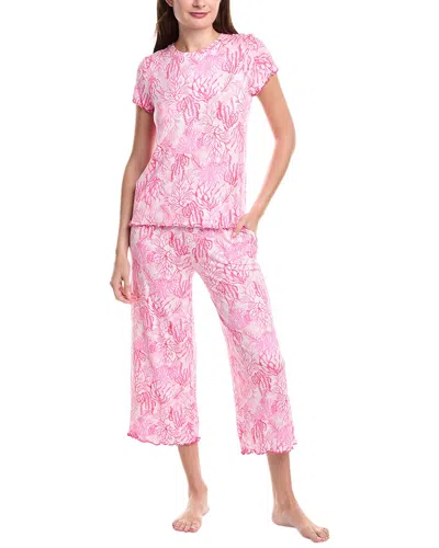 40 Winks 2pc T-shirt & Cropped Pant Set