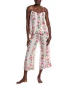 40 Winks 2pc Tank & Cropped Pant Set In Pink