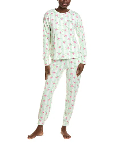 40 Winks 2pc Top & Jogger Set In White