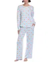 40 Winks 2pc Top & Pant Set In Pink