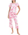 40 Winks 2pc Top & Pant Sleep Set In Pink