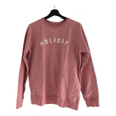 Pre-owned Holiday Boileau Sweatshirt In Pink