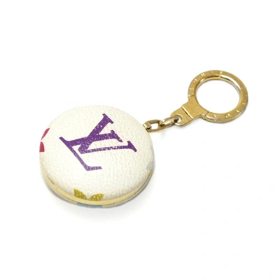 Pre-owned Louis Vuitton Bag Charm In White