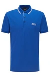 Hugo Boss - Active Stretch Golf Polo Shirt With S.caf - Blue