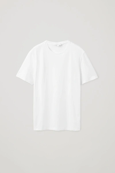 Cos Regular-fit T-shirt In White